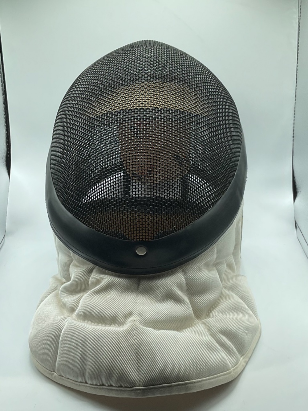 AF Absolute Fencing Gear fencing mask White Black Mesh White bib Size L